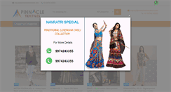 Desktop Screenshot of pinnacleethnicwear.com